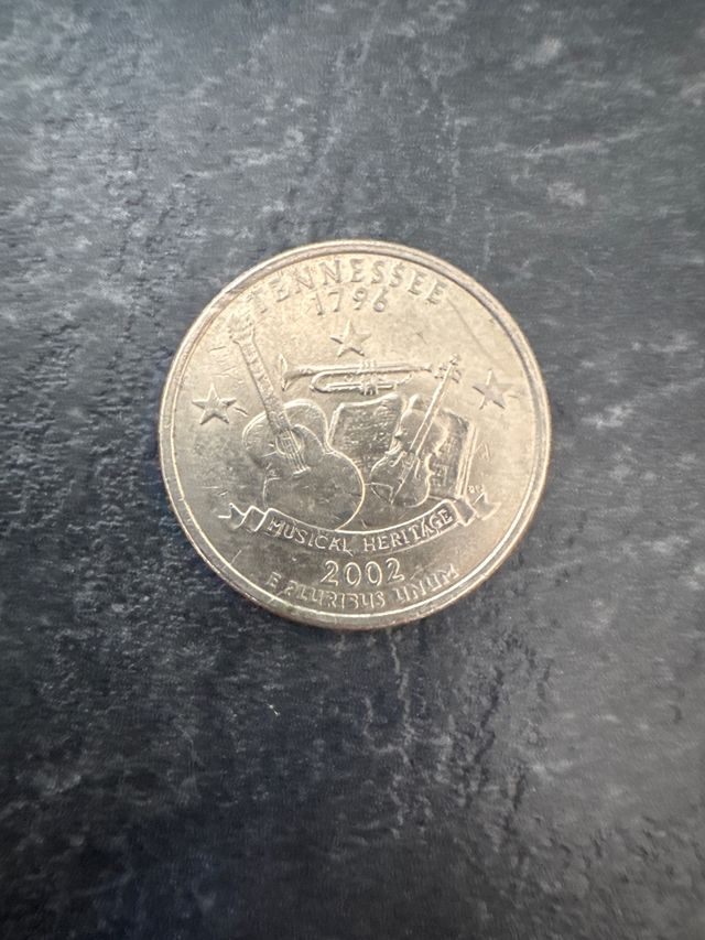 Cuarto de dólar Tennessee 2002