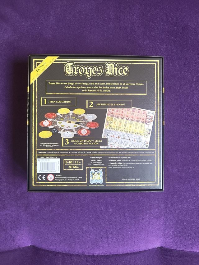 Troyes Dice: Juego de Mesa