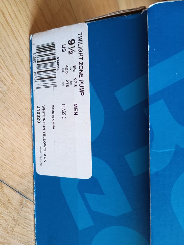 Zapatillas Reebok Pump 42,5