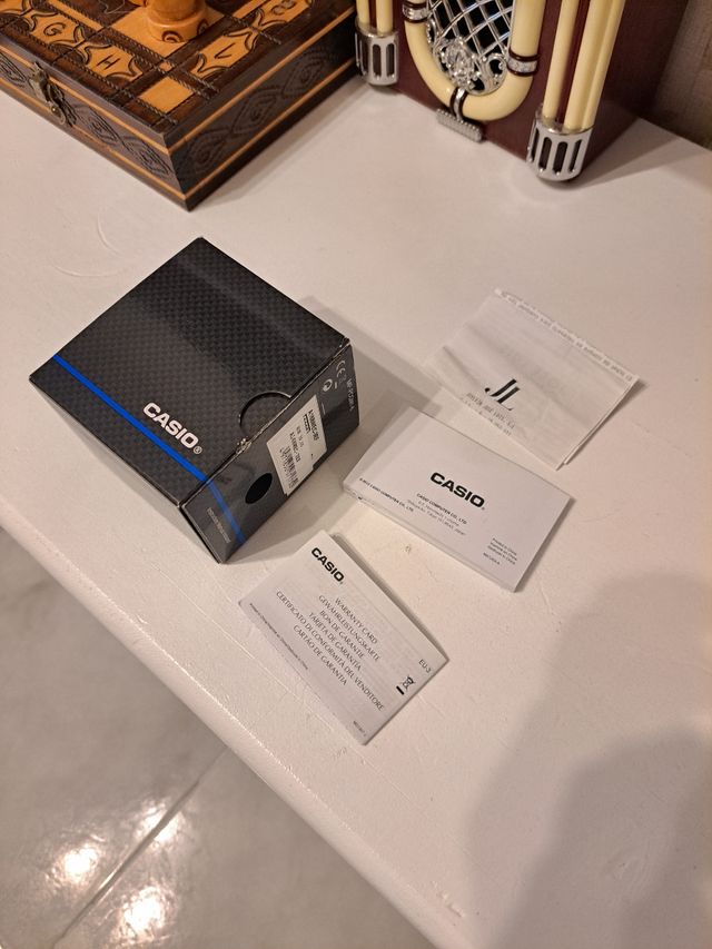 Caja Reloj Casio - Negra