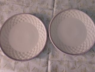 2 Platos para tartas y dulces