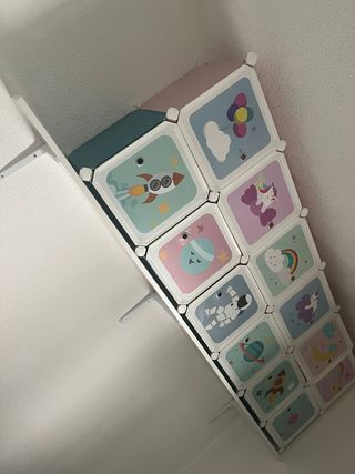 Cubos almacenaje juguetes infantiles