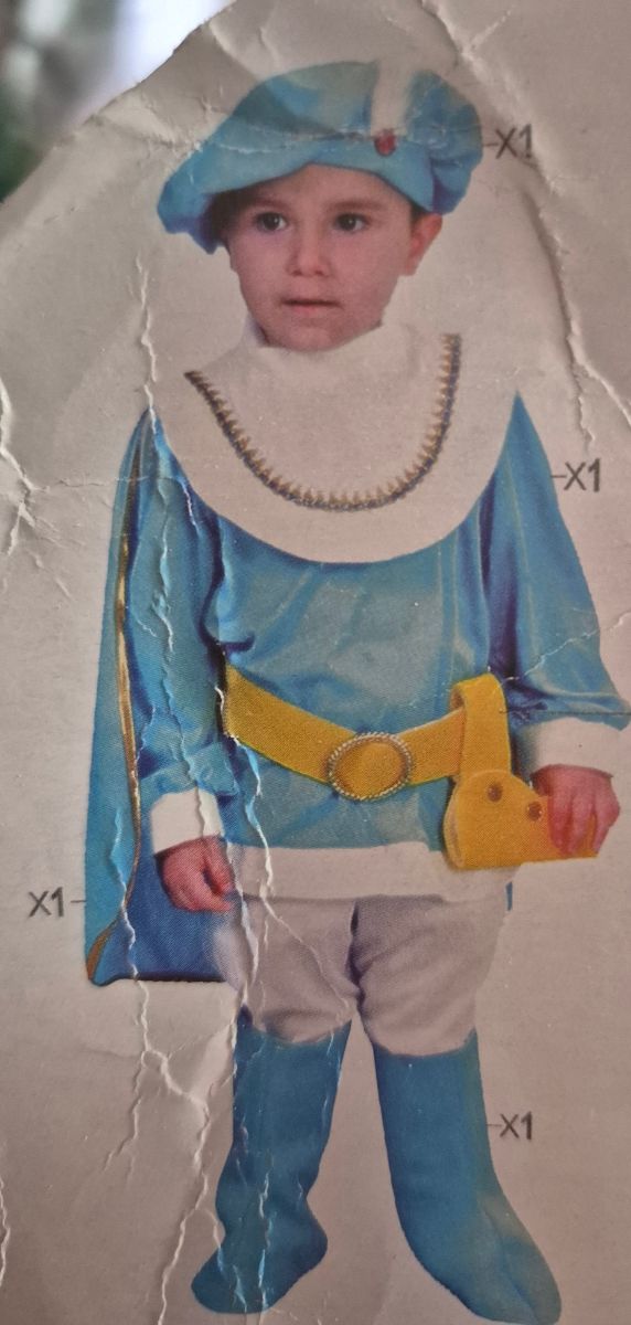 Disfraz de príncipe azul niño