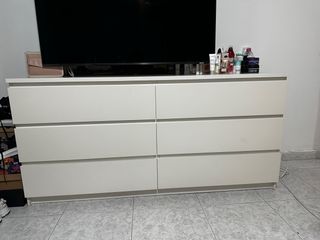 Cajonera blanca 6 cajones