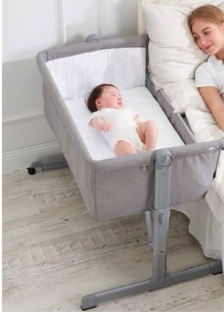 mini Cuna colecho bebé - gris