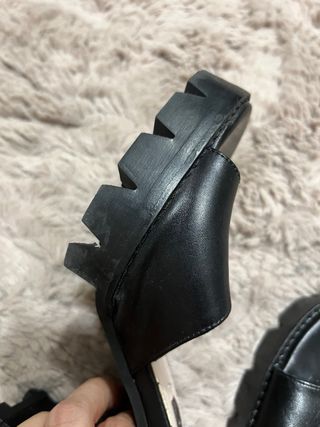 Sandalias Uterqüe piel negras