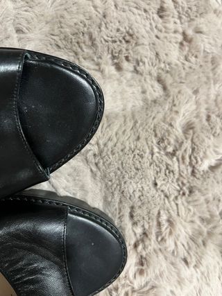 Sandalias Uterqüe piel negras