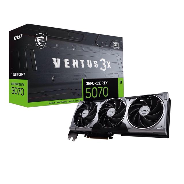 Gráfica MSI GeForce RTX 5070 Ventus 3x OC