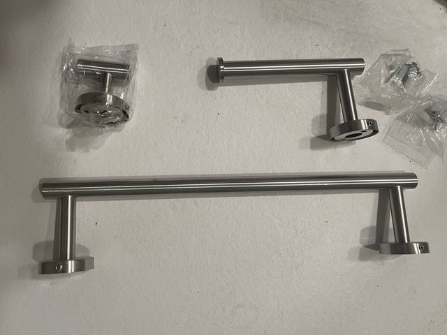 Accesorios baño cromados nuevos