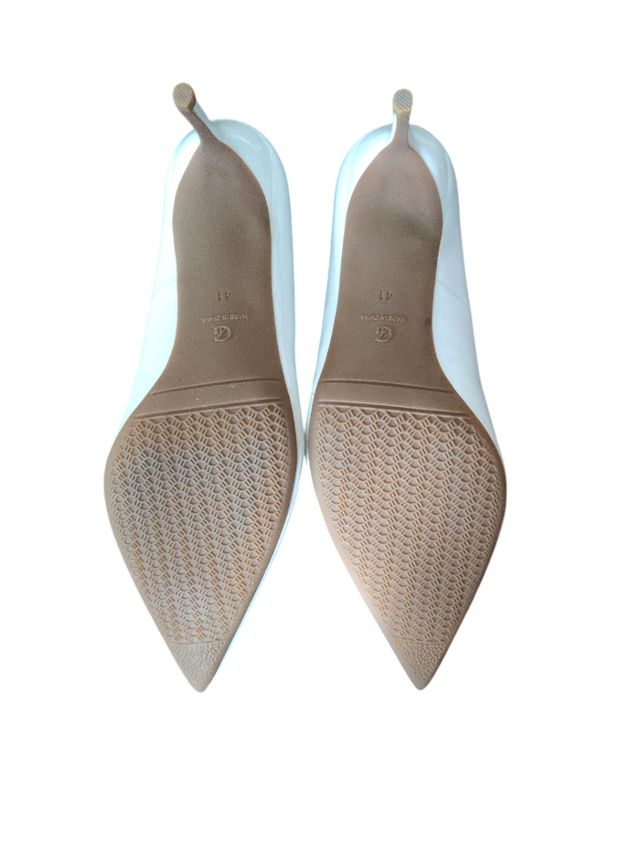 Tacones GOXEOU Blancos - Talla 41