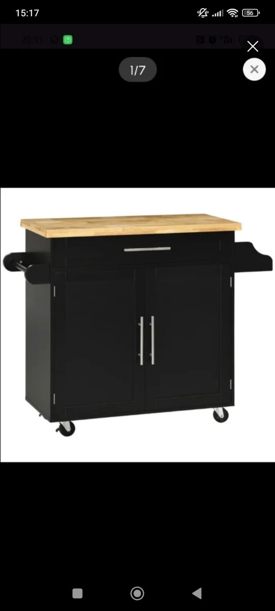 Carrito de cocina - Negro