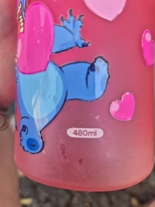 Garrafa Infantil Stitch - Rosa