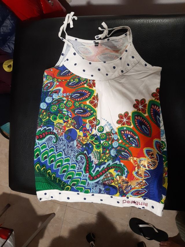 Camiseta tirantes Desigual niña multicolor