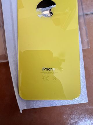 Vetro posteriore giallo per iPhone XR