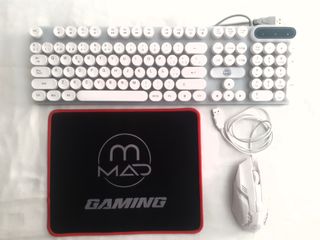 CONJUNTO TECLADO, RATÓN Y ALFOMBRILLA LED GAMING