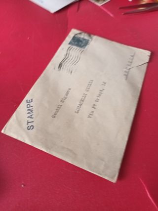 Busta postale antica