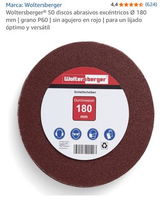 41 Discos abrasivos para lijadora de pared