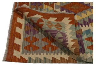 142x87 CM Storia intrecciata nel filo Kilim Afgan