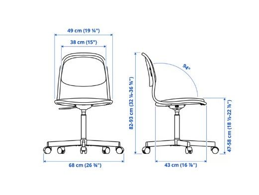 Silla escritorio ÖRFJÄLL