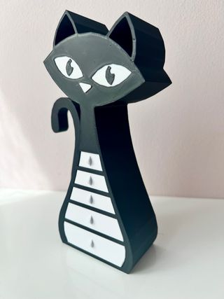 Gatto portaoggetti con cassettini