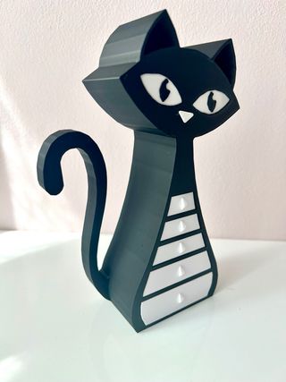 Gatto portaoggetti con cassettini