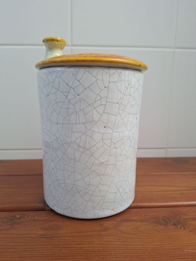 Bote Cerámica Café  VIOR Vintage 1973