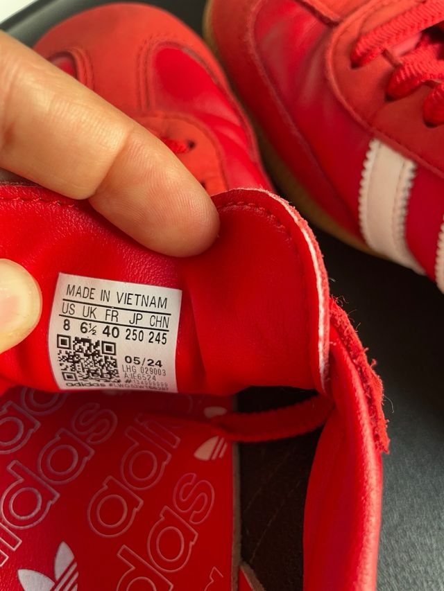 Zapatillas Adidas Samba rojas