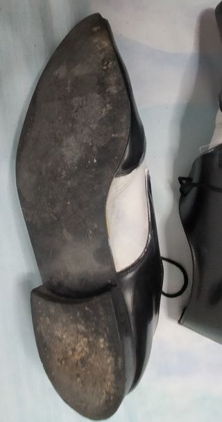 Zapatos winklepickers bicolor