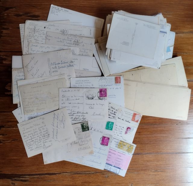 Gran lote de postales vintage