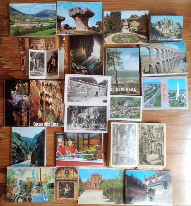 Gran lote de postales vintage