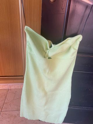 Vestido tubo verde - Talla S
