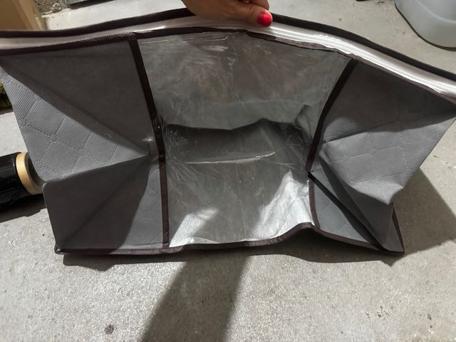 Cajas Almacenamiento Tela Gris