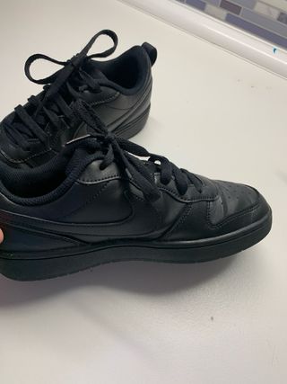 Zapatillas nike court vision low negras