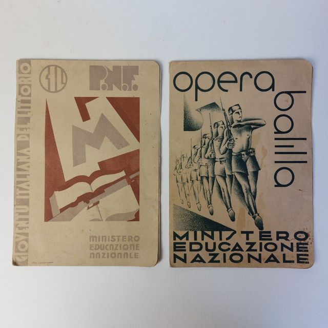 Pagelle scolastiche fasciste (1936-38)