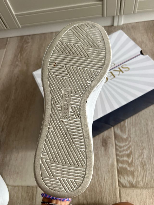 Sneakers bianche da donna Skechers