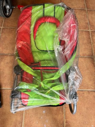 Hamaca bebé - Verde y Roja