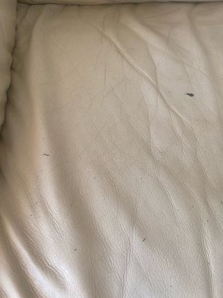 Sofá Natuzzi de piel, beige. Sup. descuento feb