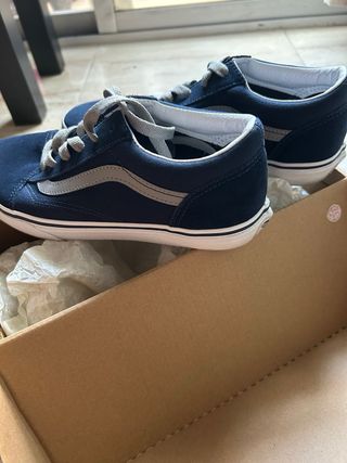 Zapatillas Vans Old Skool Azul Marino Talla 38
