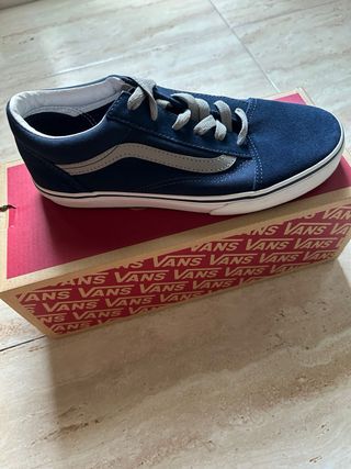 Zapatillas Vans Old Skool Azul Marino Talla 38