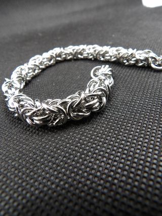 Bracciale uomo acciaio - Intreccio 7.7mm