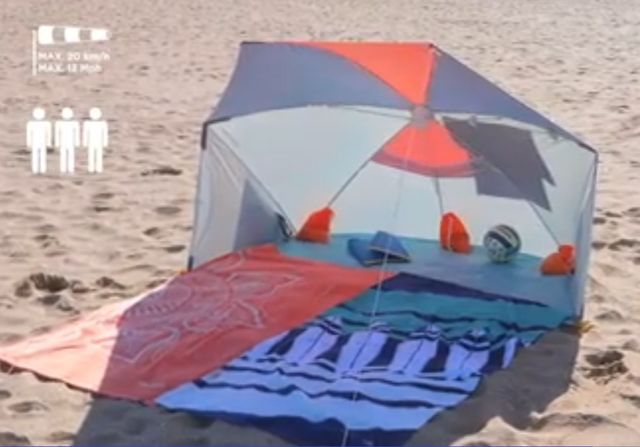 Sombrilla playa niños - MOVE SYSTEM