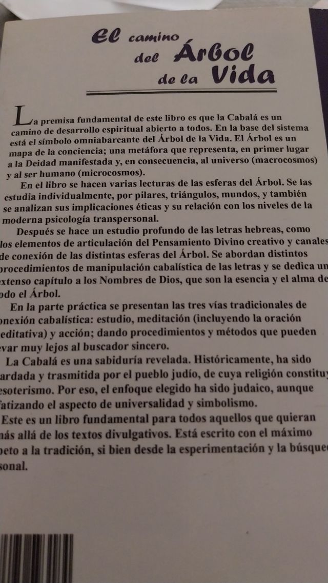 El Camino del Árbol de la vida, tomo I y II
