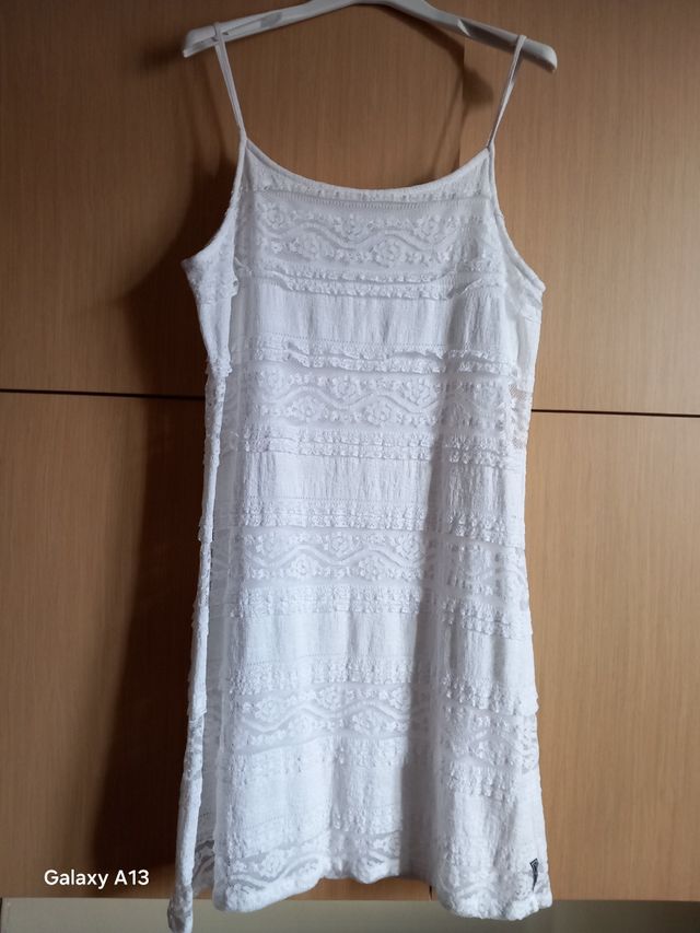 Vestito Blanc du Nil bianco ricamato