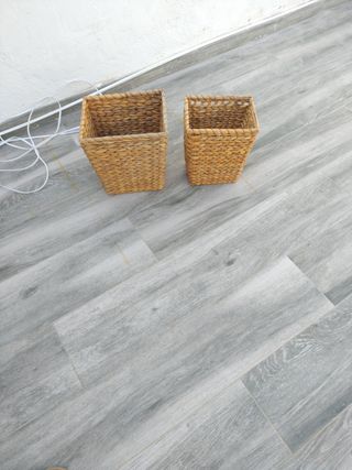 2 Cestas mimbre | Decoración hogar
