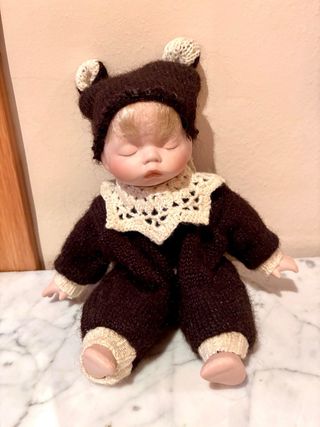 Muñeco vintage bebé de porcelana