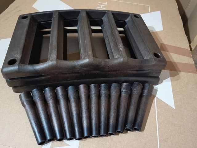 3 Botelleros plástico apilable