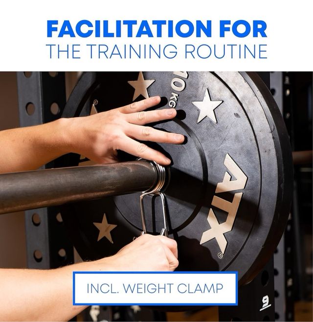 2 Soportes almacenamiento de pesas Alta Calidad