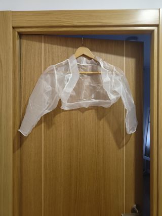 Bolero Blanco Novia 