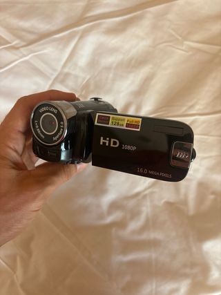 Cámara de video vintage digital estilo nueva