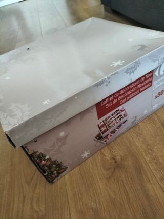 Caja Decoracion Navidad Carrefour x50